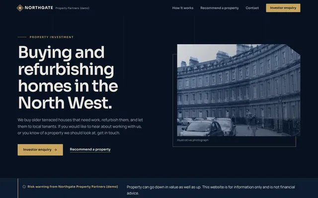 Desktop preview of example A: Boardroom
